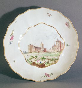Vincennes tabağı, c.1745 (porselen)